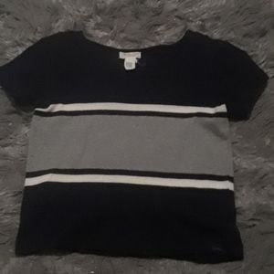 Short sleeve cropped tee